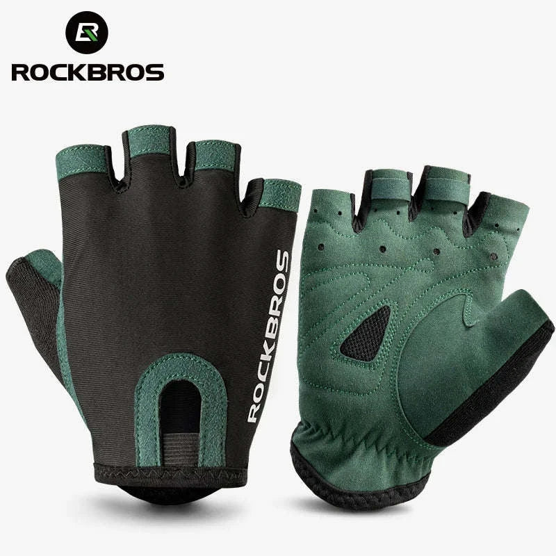 Breathable Half-Finger Cycling Gloves with Sweat-Wicking Mesh-S260 / L