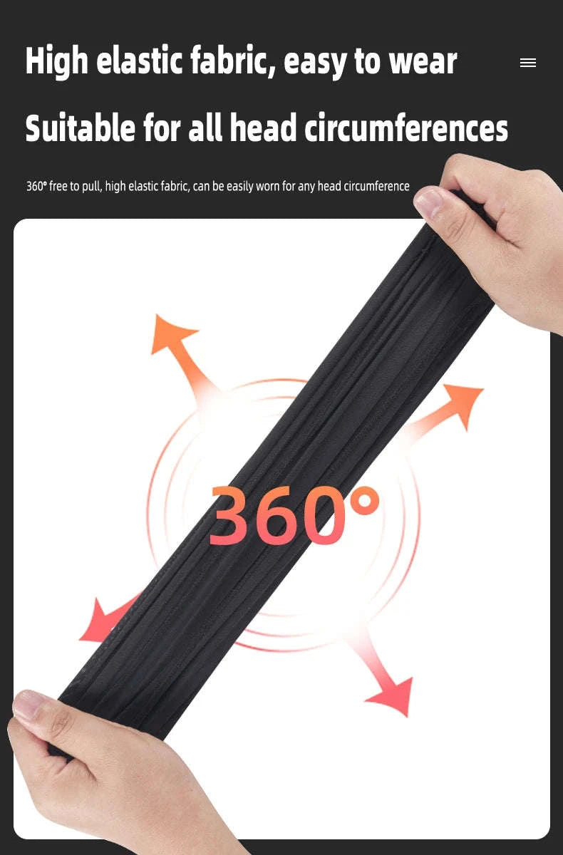 Breathable Ice Silk Motorcycle Face Mask with Eye Holes-YPP084