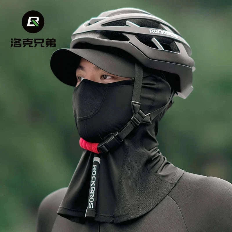 Breathable Ice Silk UV Face Scarf Mask for Sun Protection Outdoors-11220003001