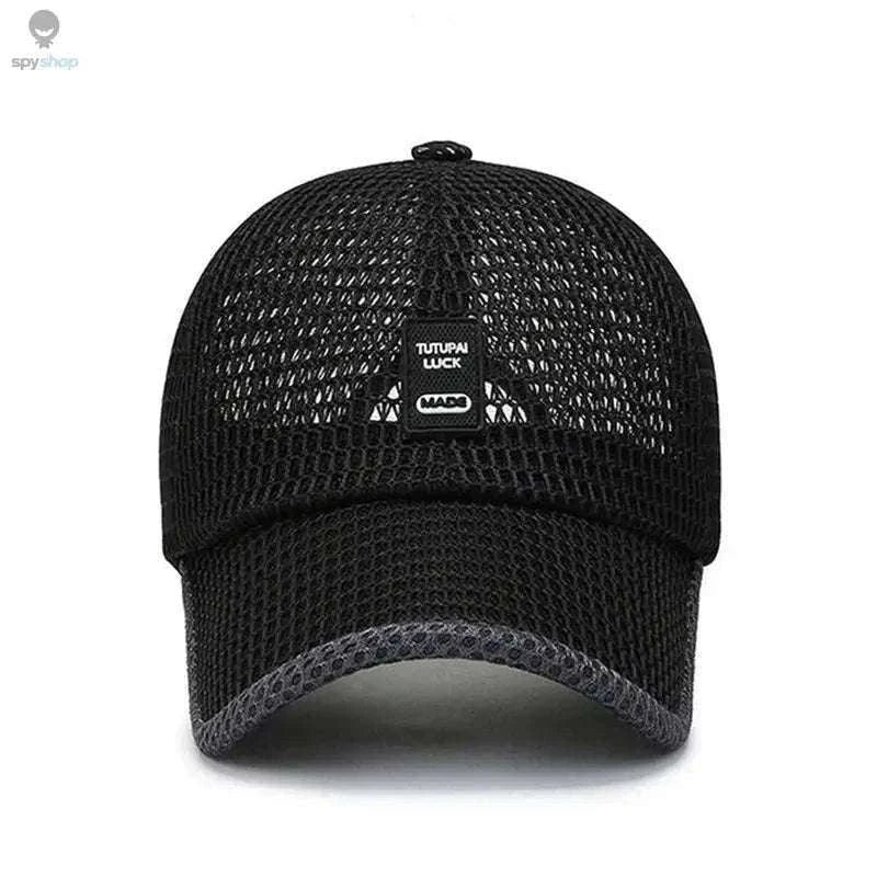 Breathable Quick-Dry Mesh Sunhat-Dark Gray