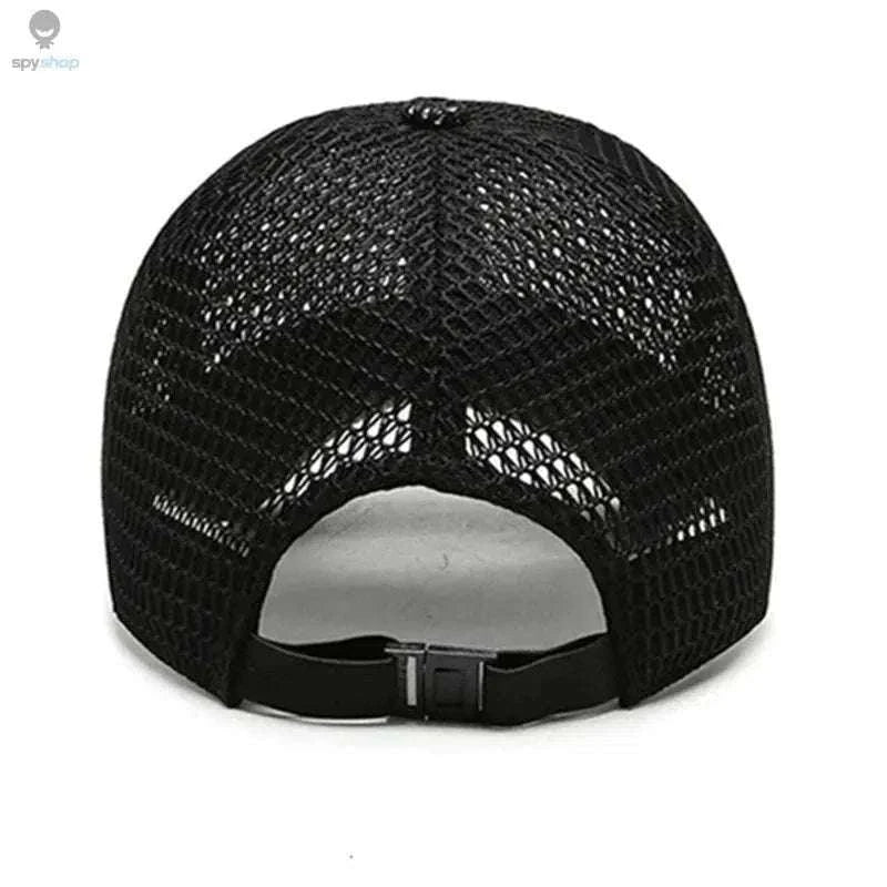Breathable Quick-Dry Mesh Sunhat-Dark Gray