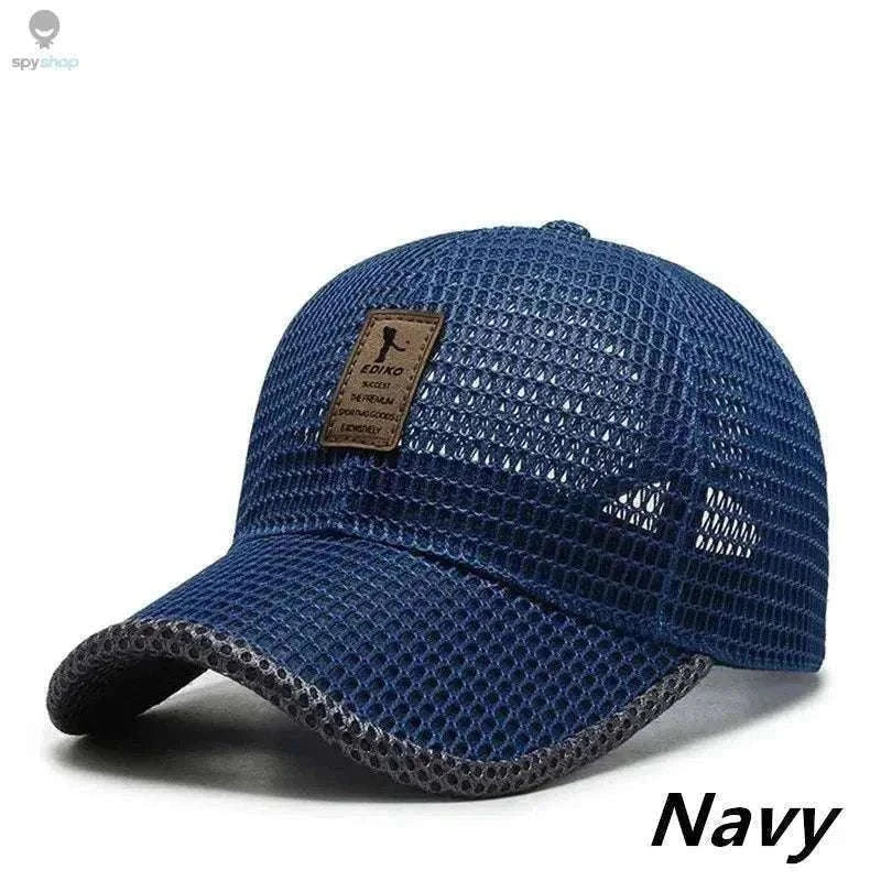 Breathable Quick-Dry Mesh Sunhat for Cool Outdoor Comfort-Dark Gray