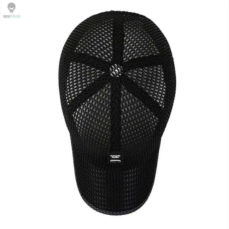 Breathable Quick-Dry Mesh Sunhat for Cool Outdoor Comfort-Dark Gray