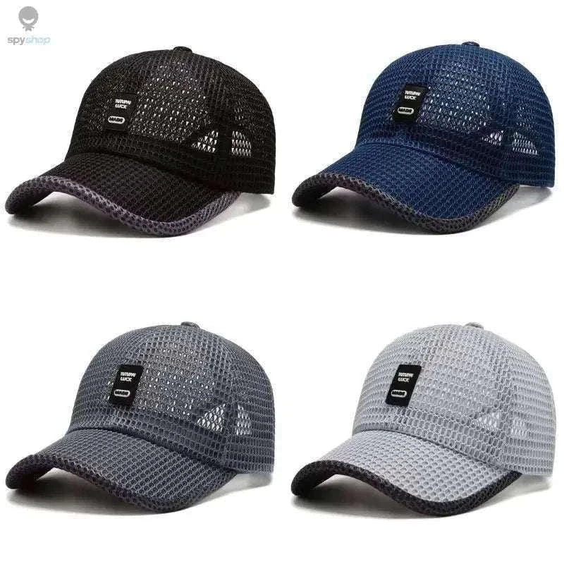 Breathable Quick-Dry Mesh Sunhat for Cool Outdoor Comfort-Dark Gray