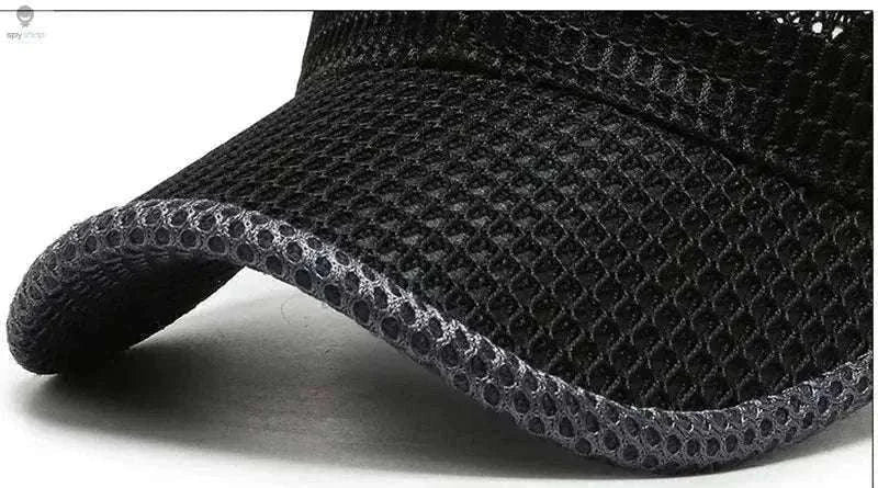 Breathable Quick-Dry Mesh Sunhat for Cool Outdoor Comfort-Dark Gray