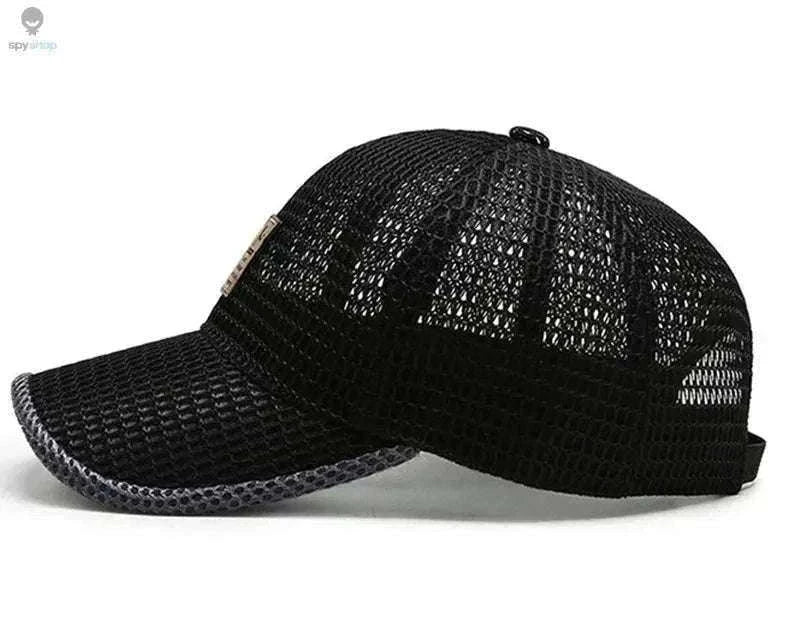 Breathable Quick-Dry Mesh Sunhat for Cool Outdoor Comfort-Dark Gray