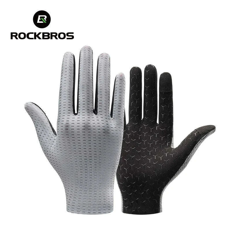 Breathable Touch Screen Cycling Gloves for Men and Women-S376-1GN / XL