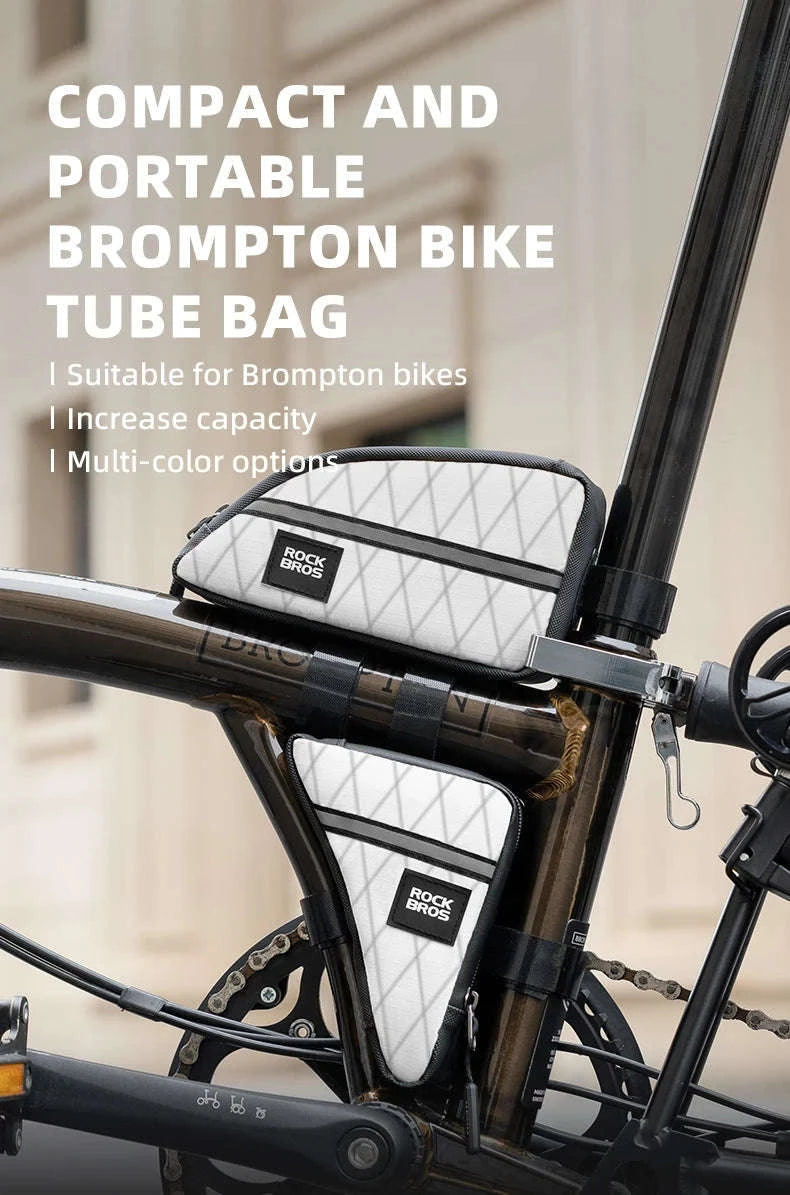 Brompton Folding Bike Triangle Bag 0.8L Rainproof Nylon Storage-30120121005 / about 0.8L
