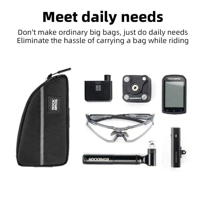 Brompton Folding Bike Triangle Bag 0.8L Rainproof Nylon Storage-30120121005 / about 0.8L