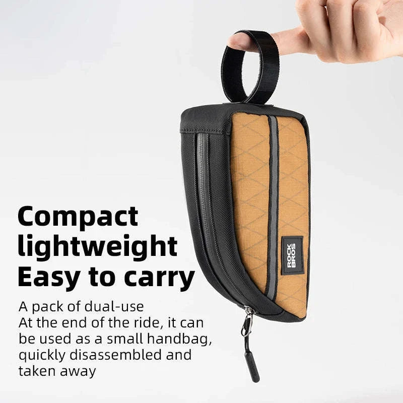 Brompton Folding Bike Triangle Bag 0.8L Rainproof Nylon Storage-30120121005 / about 0.8L