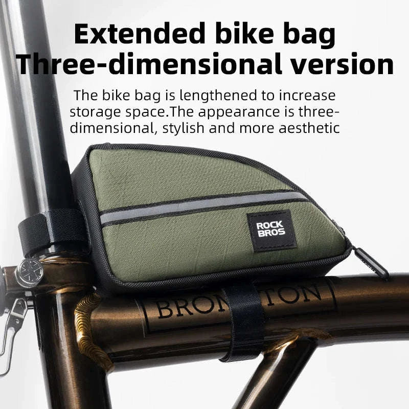 Brompton Folding Bike Triangle Bag 0.8L Rainproof Nylon Storage-30120121005 / about 0.8L