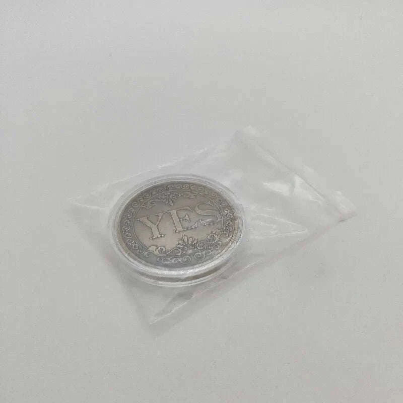 Bronze Yes or No Commemorative Coin-Antique bronze color
