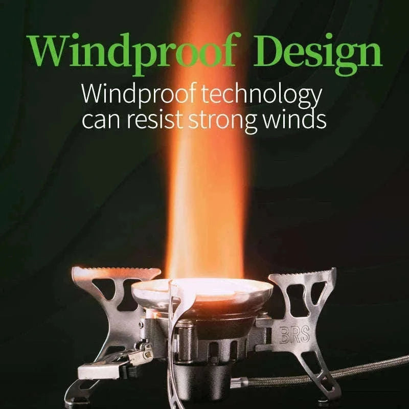 BRS-15 Windproof Foldable Gas Stove with Electronic Ignition-BRS-15