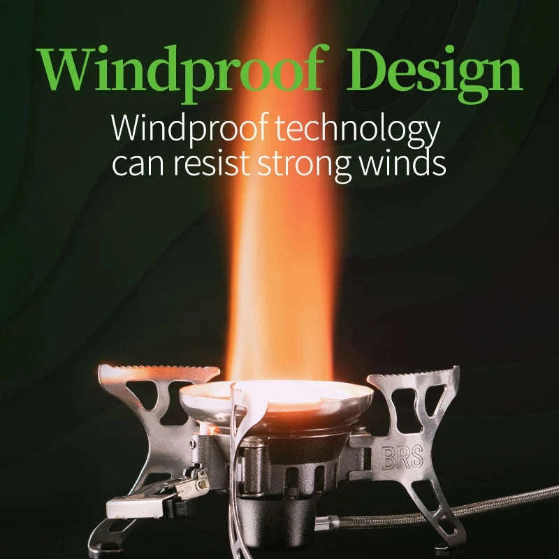 BRS-15 Windproof Foldable Gas Stove with Electronic Ignition-BRS-15