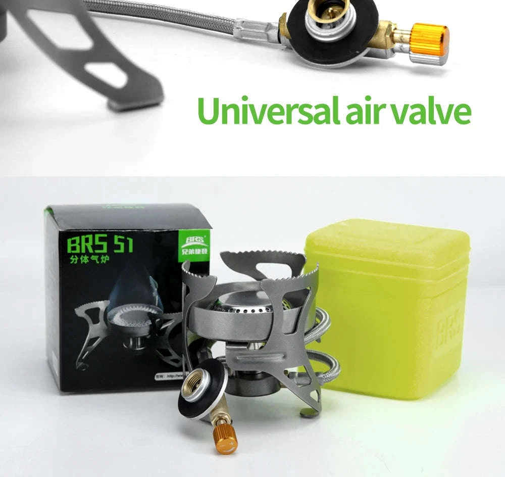 BRS-51 Split Camping Gas Stove, 3240W Foldable Outdoor Burner-BRS-51