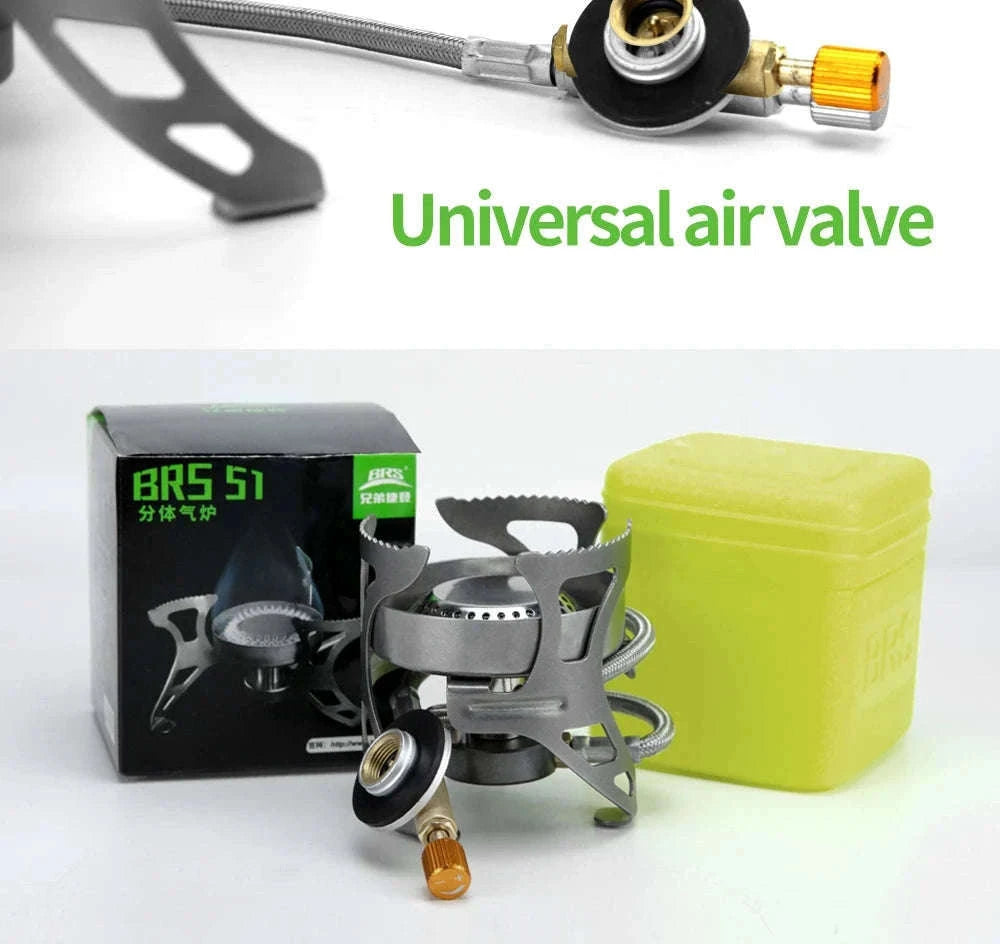 BRS-51 Split Camping Gas Stove, 3240W Foldable Outdoor Burner-BRS-51