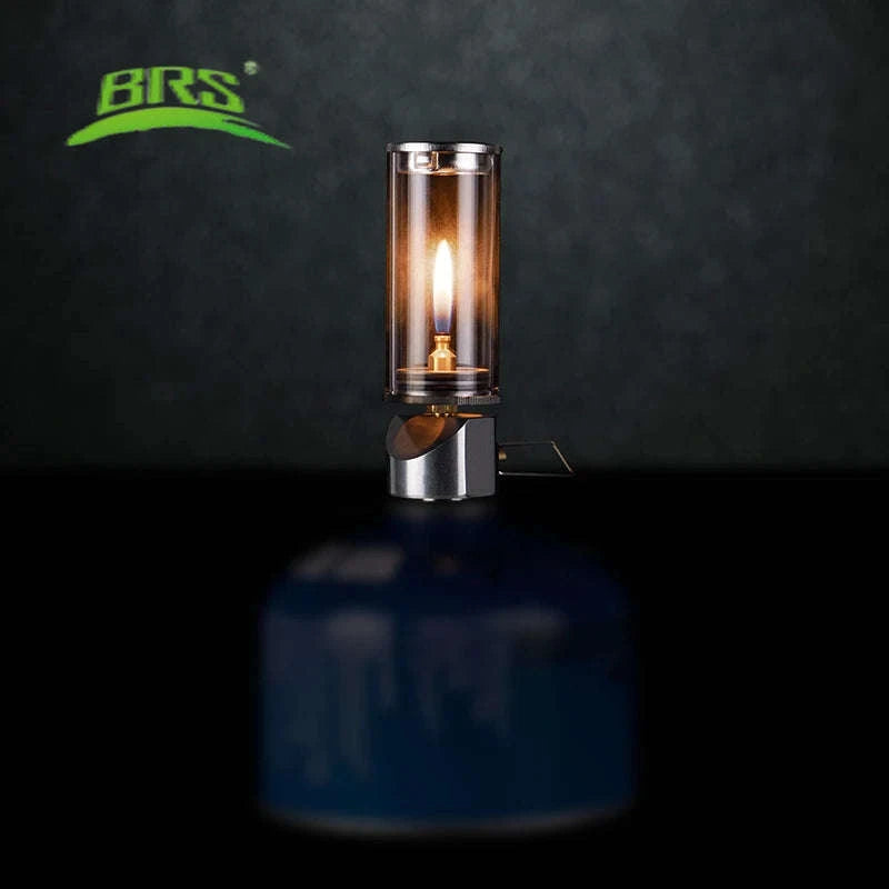 BRS-55 Windproof Gas Camping Lantern, 100g Mini Tent Light-BRS-55