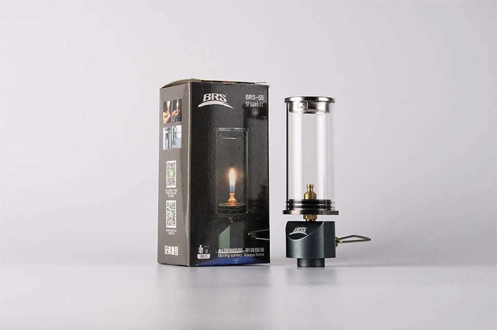 BRS-55 Windproof Gas Camping Lantern, 100g Mini Tent Light-BRS-55