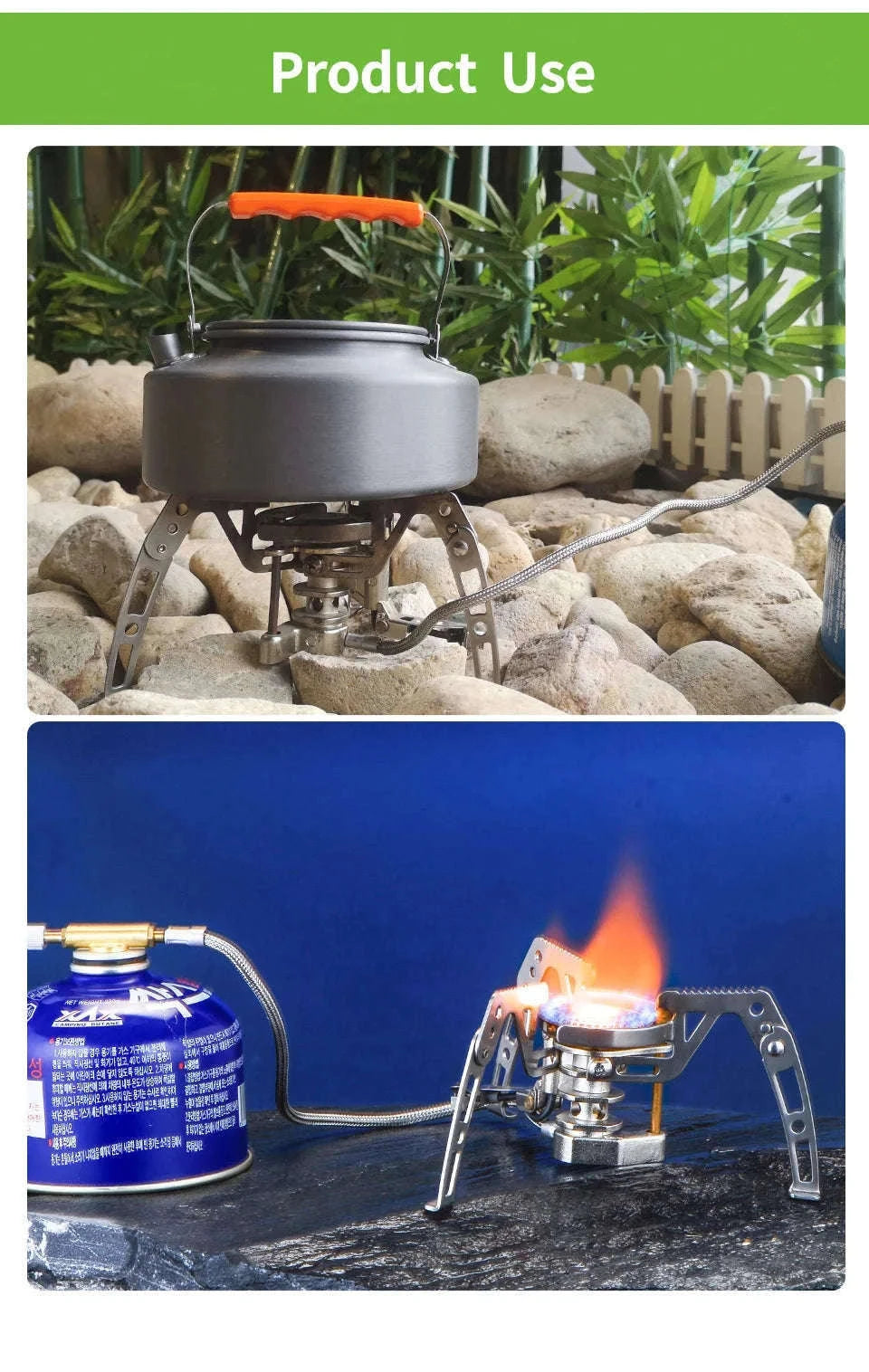 BRS-6 1940W Camping Gas Stove for 3-5 People-BRS-6