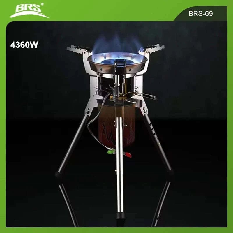 BRS-69 Outdoor Gas Stove 4360W Foldable Adjustable Camping Burner-BRS-69
