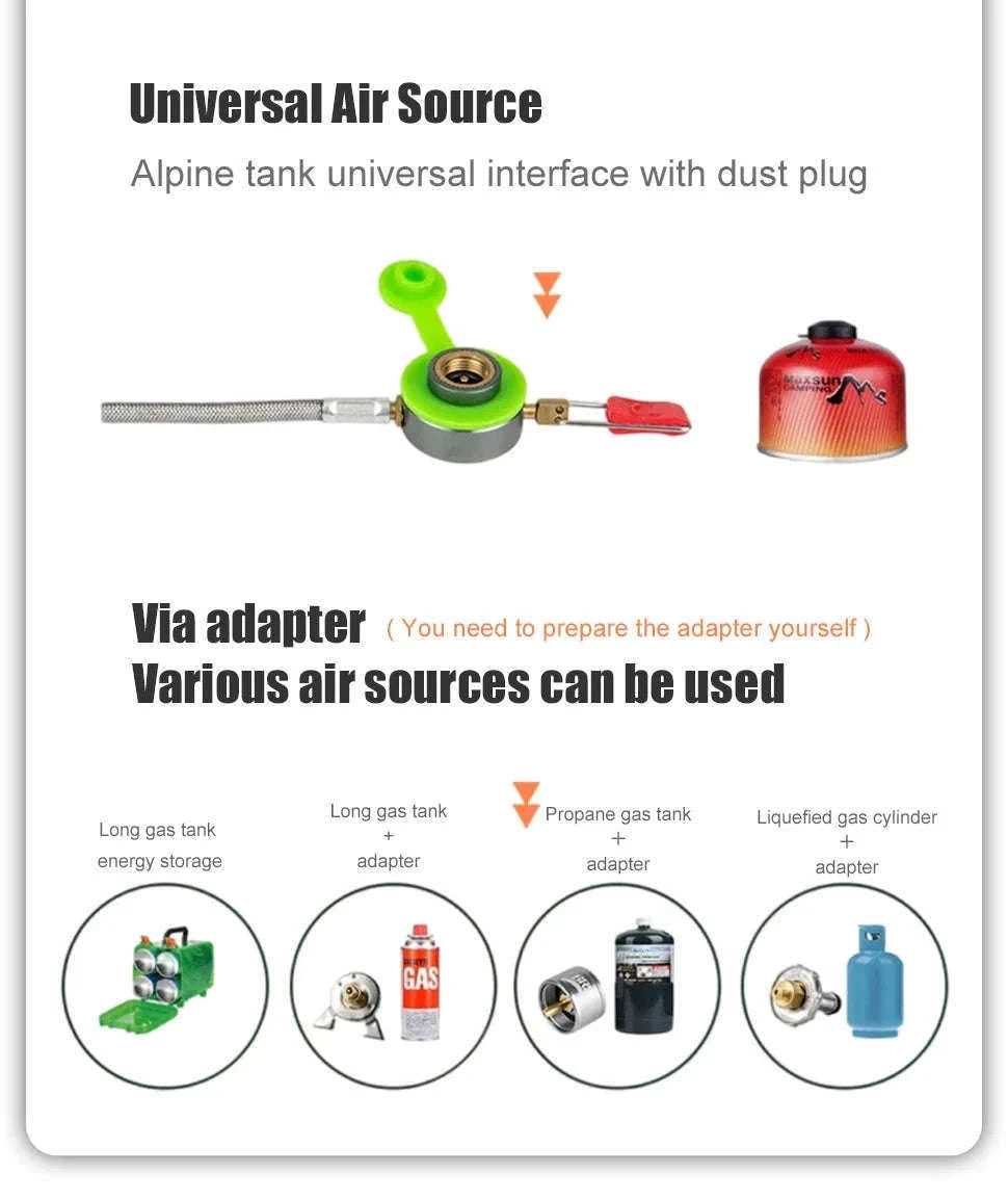 BRS-69 Outdoor Gas Stove 4360W Foldable Adjustable Camping Burner-BRS-69