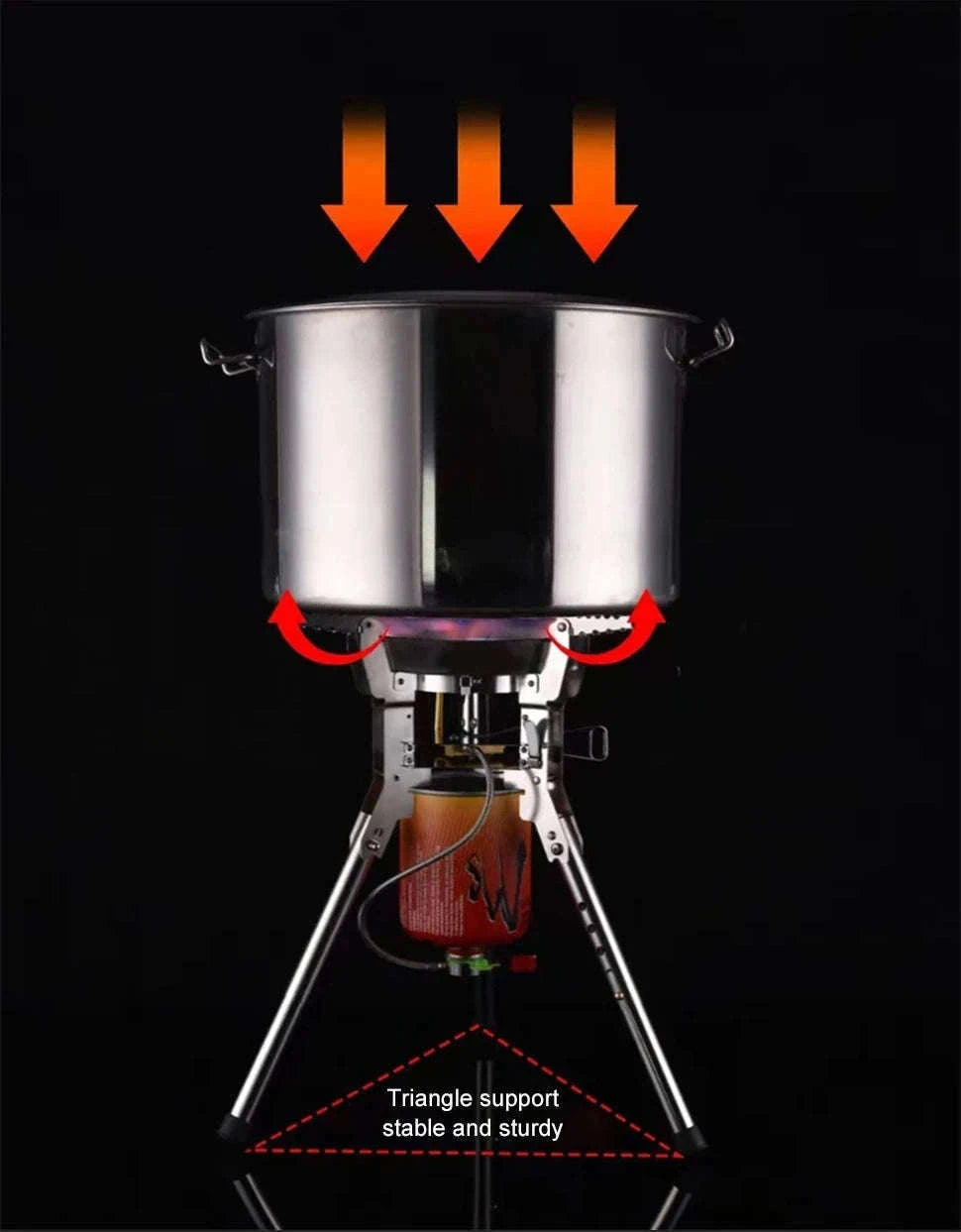 BRS-69 Outdoor Gas Stove 4360W Foldable Adjustable Camping Burner-BRS-69
