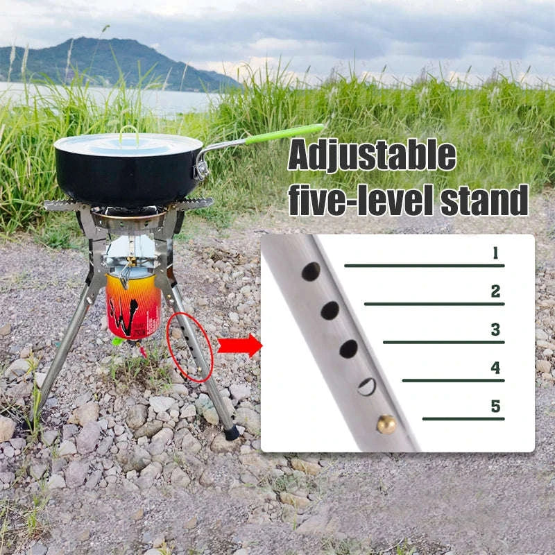 BRS-69 Outdoor Gas Stove 4360W Foldable Adjustable Camping Burner-BRS-69