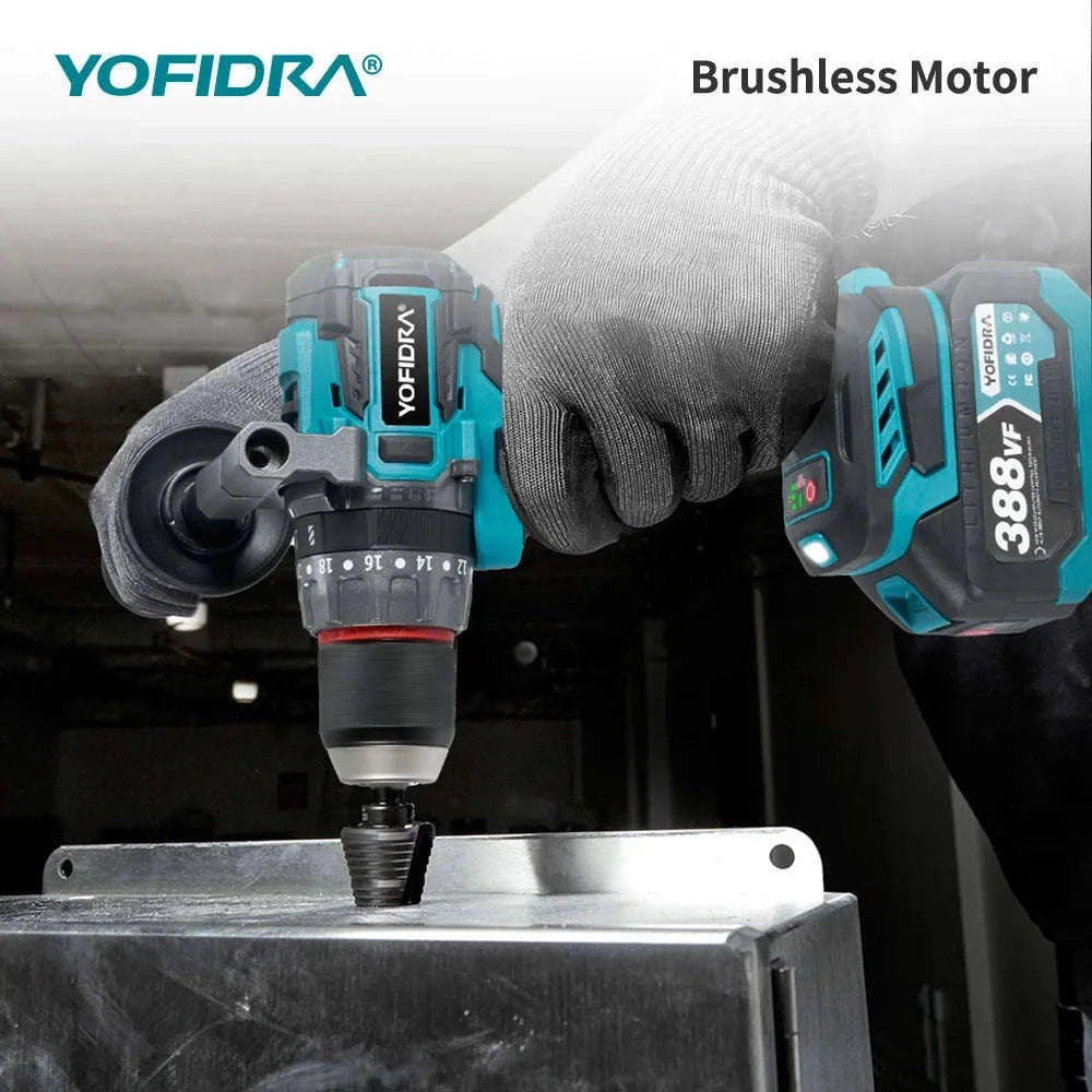 Brushless Cordless Impact Drill with 700N·m Torque-2xBattery set-A / GERMANY