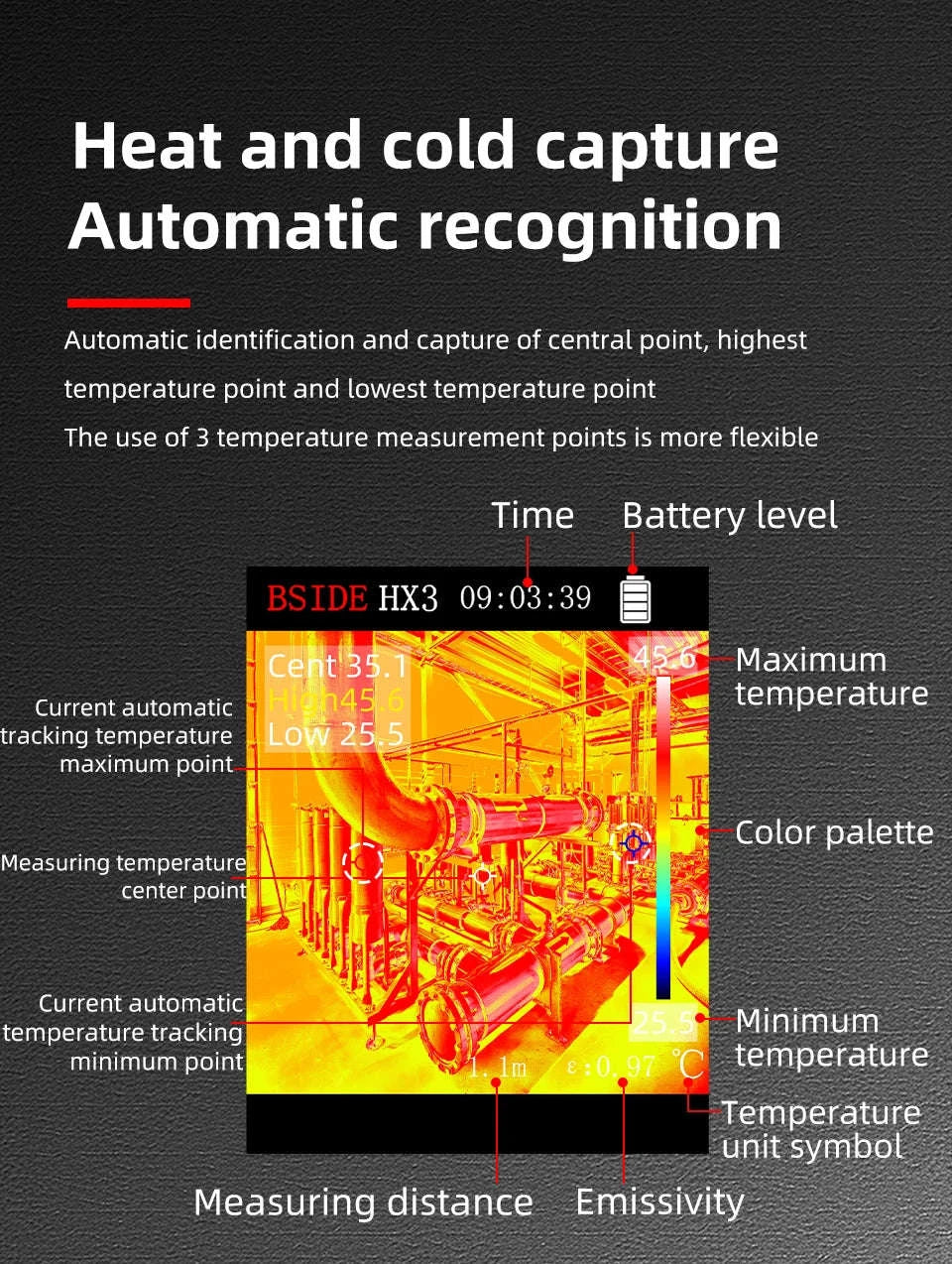 BSIDE HX3 Portable Thermal Imager-BSIDE  HX3 / spain