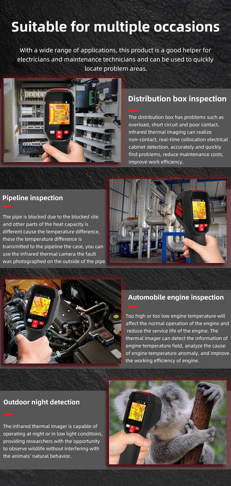 BSIDE HX3 Portable Thermal Imager for Clear Temperature Checks-BSIDE  HX3 / spain