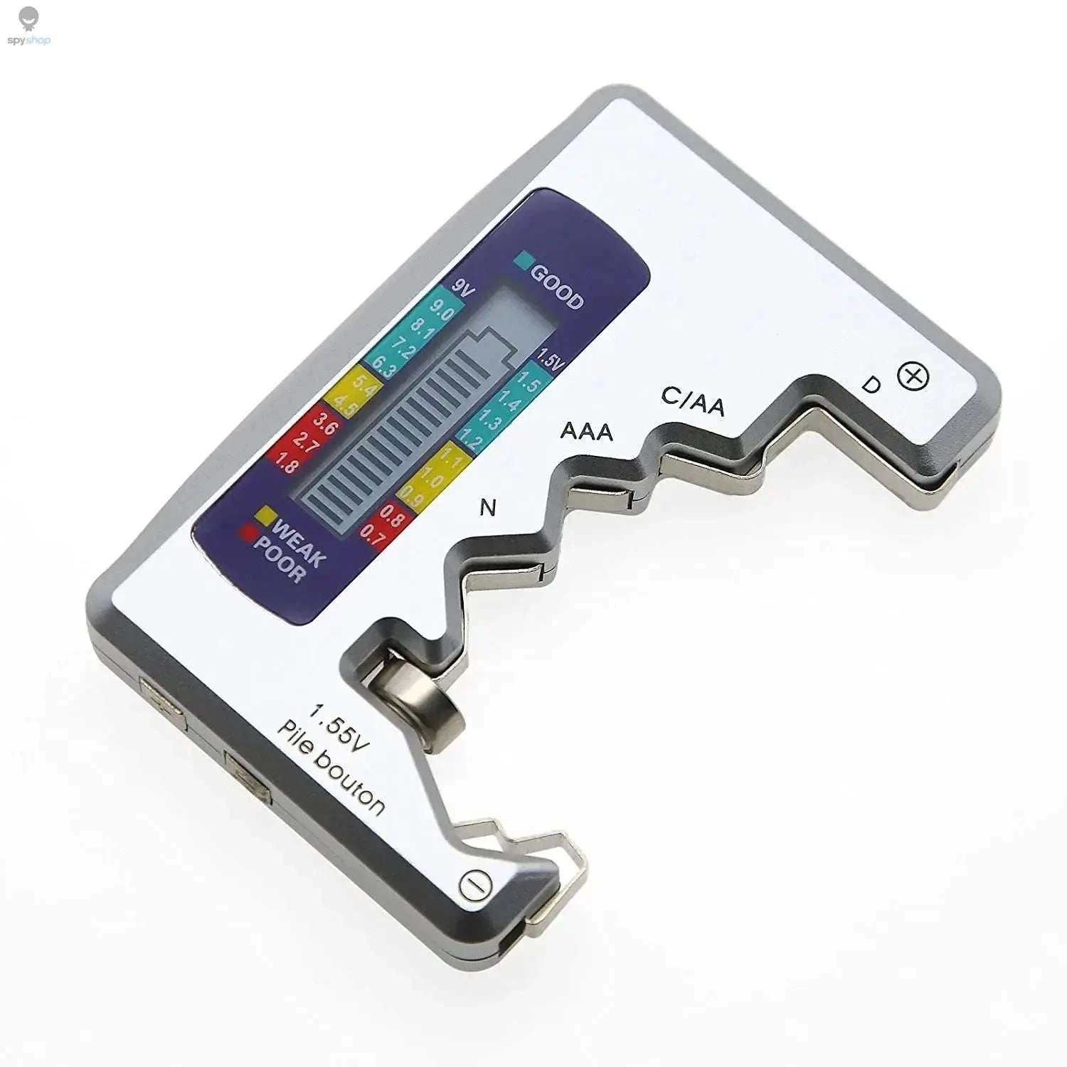 BT-886 Portable Battery Tester – Fast Diagnostics and Wide Battery Compatibility-silver