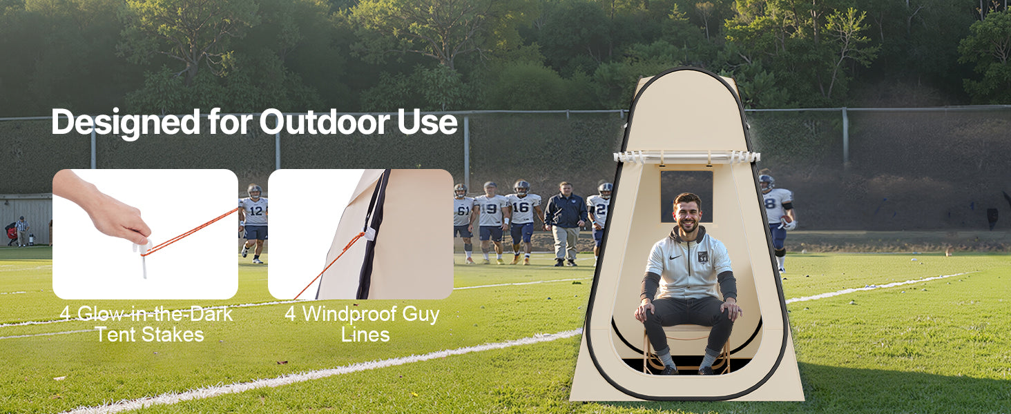 Tente de sport transparente pop-up étanche avec sol et couverture