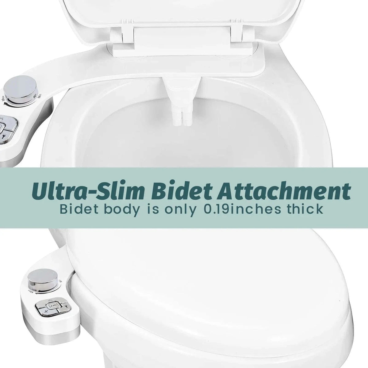 Button Bidet Non-Electric Dual Nozzle Toilet Attachment-3-8 FR ES NL Europe / GERMANY
