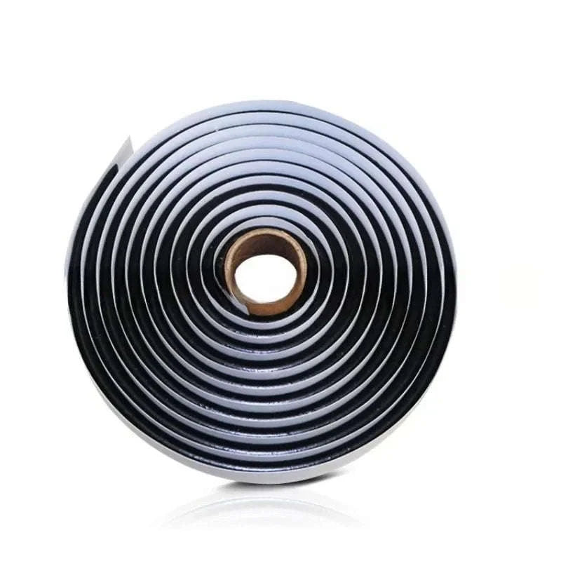 Butyl Rubber Sealant Tape 4m Waterproof Black Adhesive Coil-2PCS