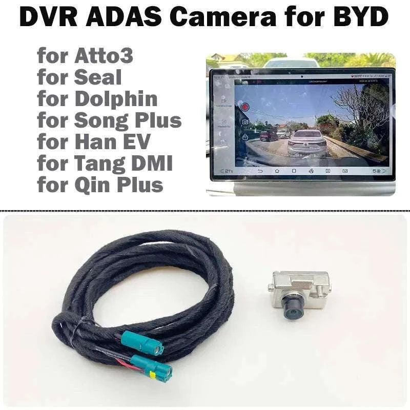 BYD Dash Cam DVR with 170° View for Atto 3, Dolphin, Tang & More-Only Camera / China Mainland