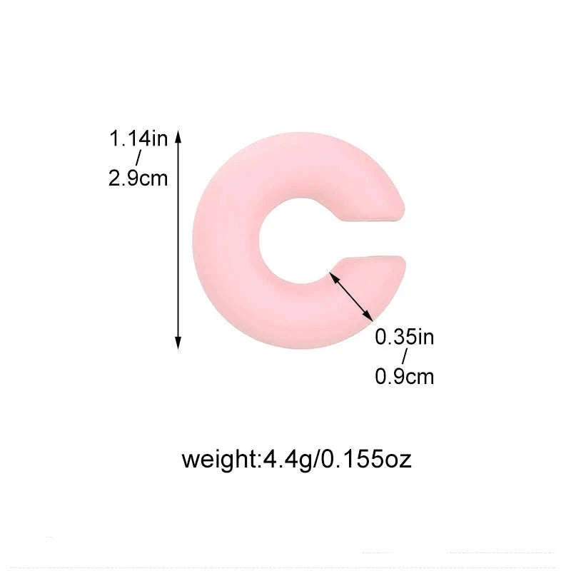 C‑Shaped Acrylic Ear Clips Set-04