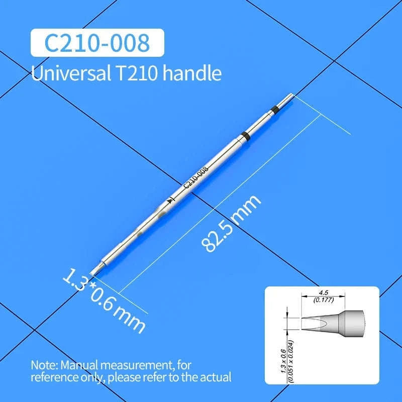 C210 Soldering Tips for T210 Handle – Precision Nozzle Set-C210-108