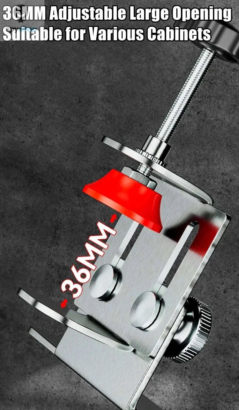 Cabinet Door Installation Tool – Stainless Steel Jig for Precise Door Mounting-3pcs