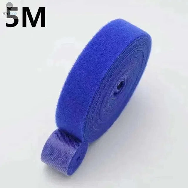 Cable Organizer Tape – Reusable Wire Winder for Neat, Tangle-Free Cords-Black-3m