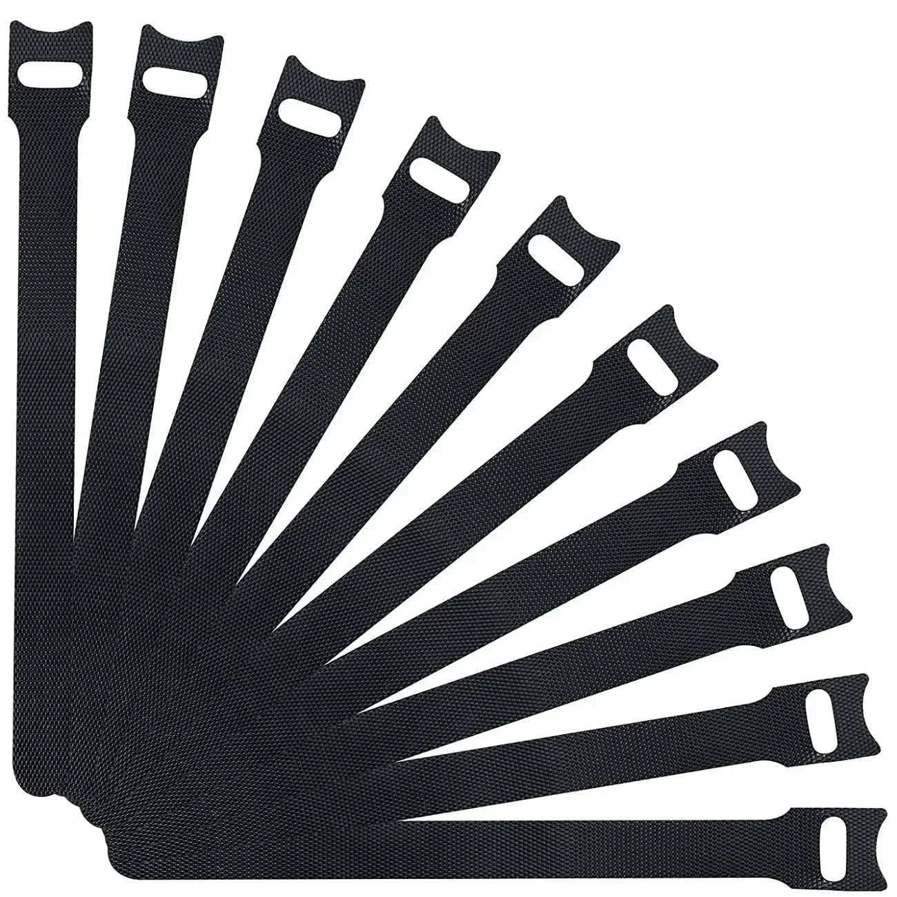 Cable Organizer & Winder Protector for Tidy, Protected Cords-50PCS Black