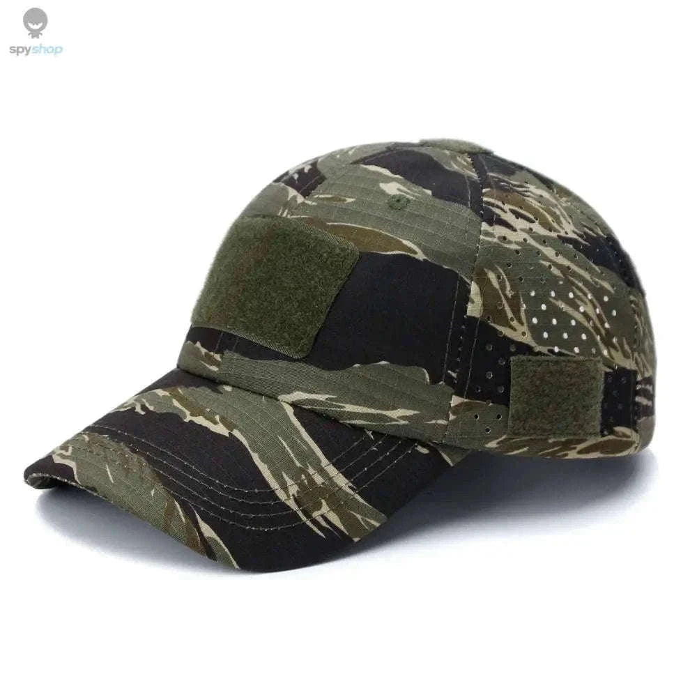 Camouflage Baseball Cap for Sun Protection and All-Day Comfort-Brown / Adjustable