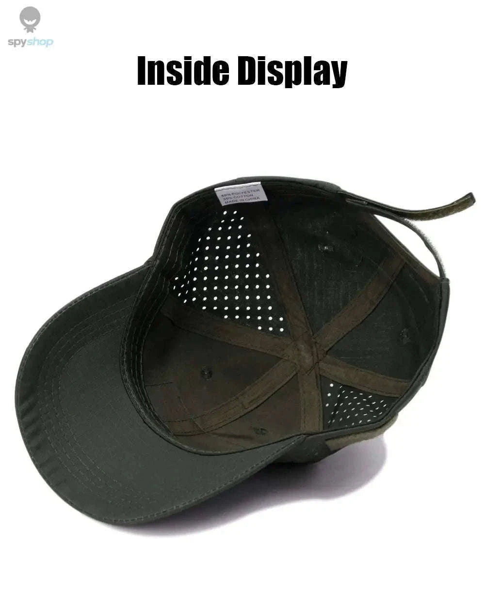 Camouflage Baseball Cap for Sun Protection and All-Day Comfort-Brown / Adjustable