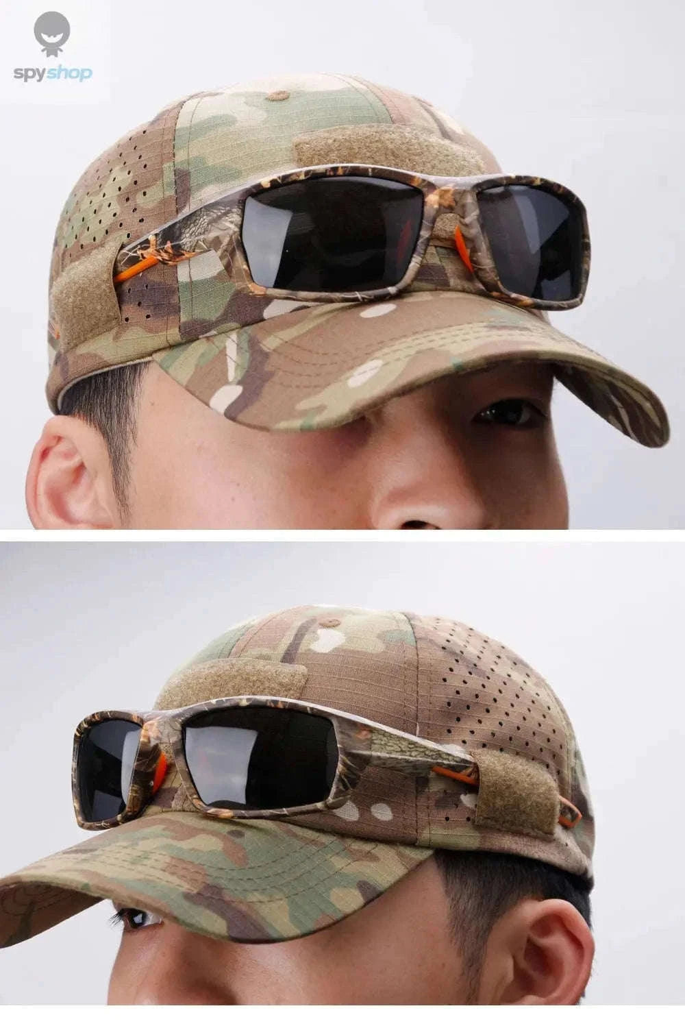 Camouflage Baseball Cap for Sun Protection and All-Day Comfort-Brown / Adjustable