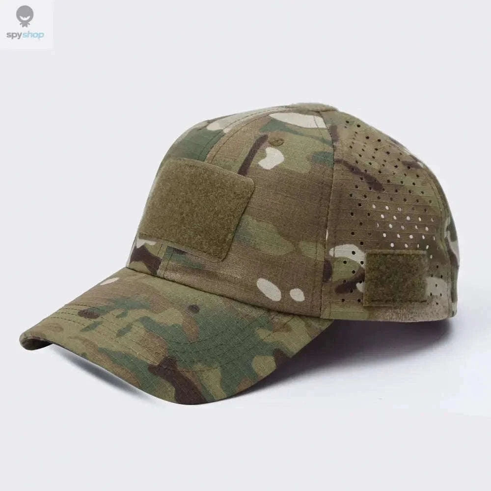 Camouflage Baseball Cap for Sun Protection and All-Day Comfort-Brown / Adjustable