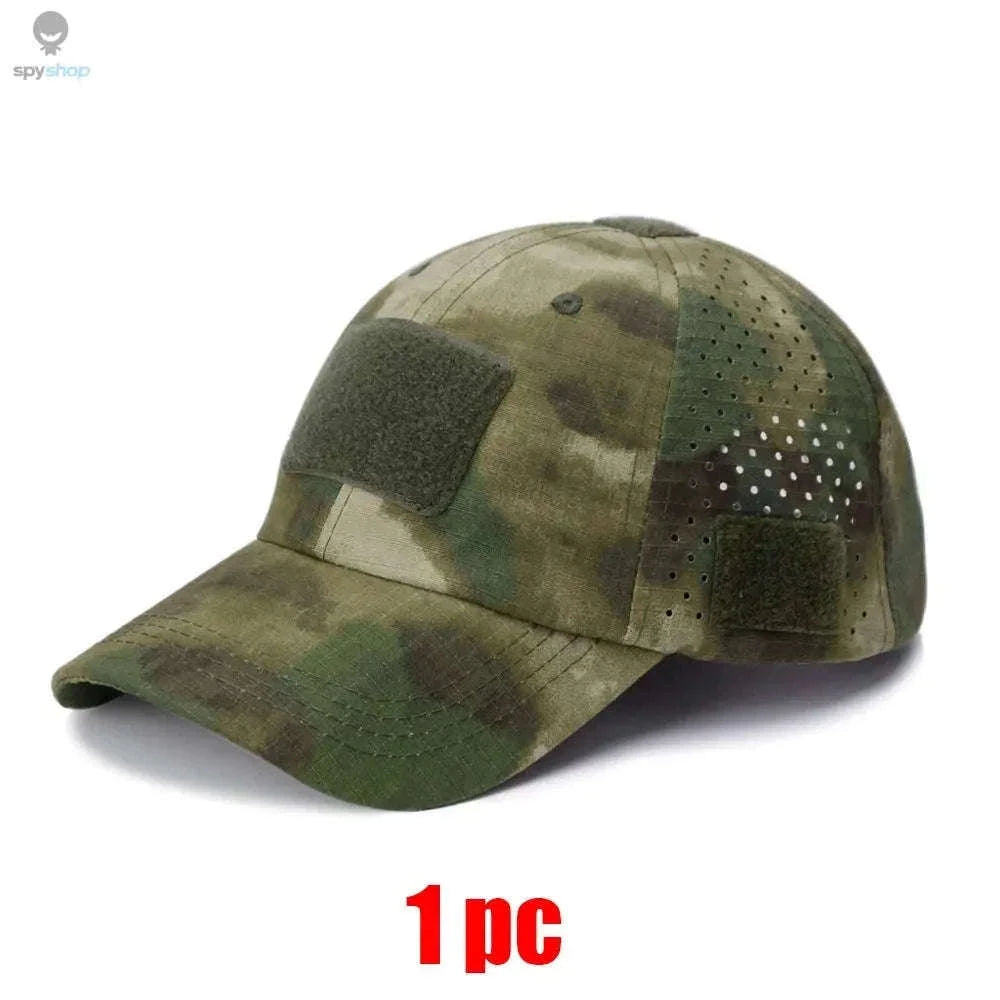 Camouflage Baseball Cap for Sun Protection and All-Day Comfort-Brown / Adjustable