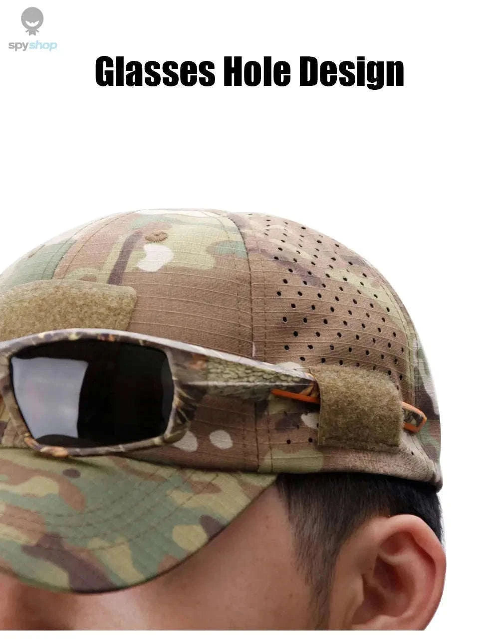 Camouflage Baseball Cap for Sun Protection and All-Day Comfort-Brown / Adjustable
