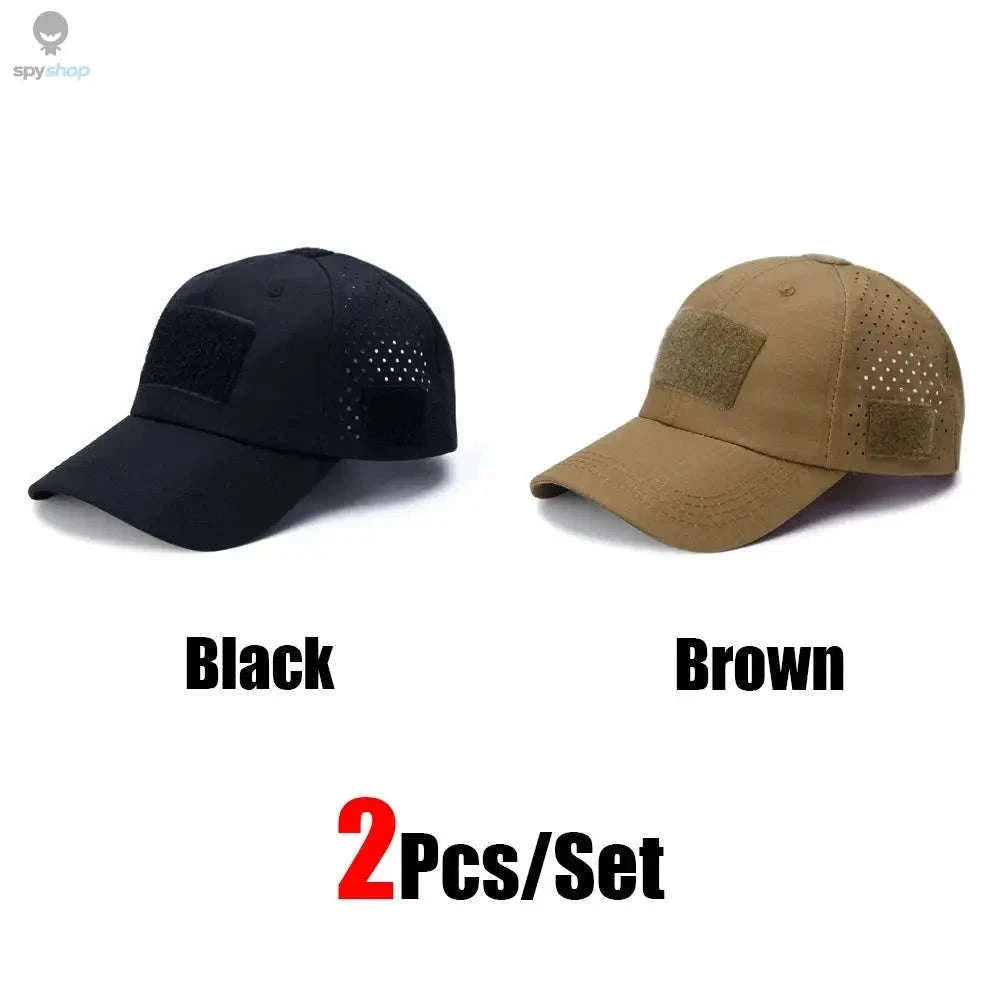 Camouflage Baseball Cap for Sun Protection and All-Day Comfort-Brown / Adjustable