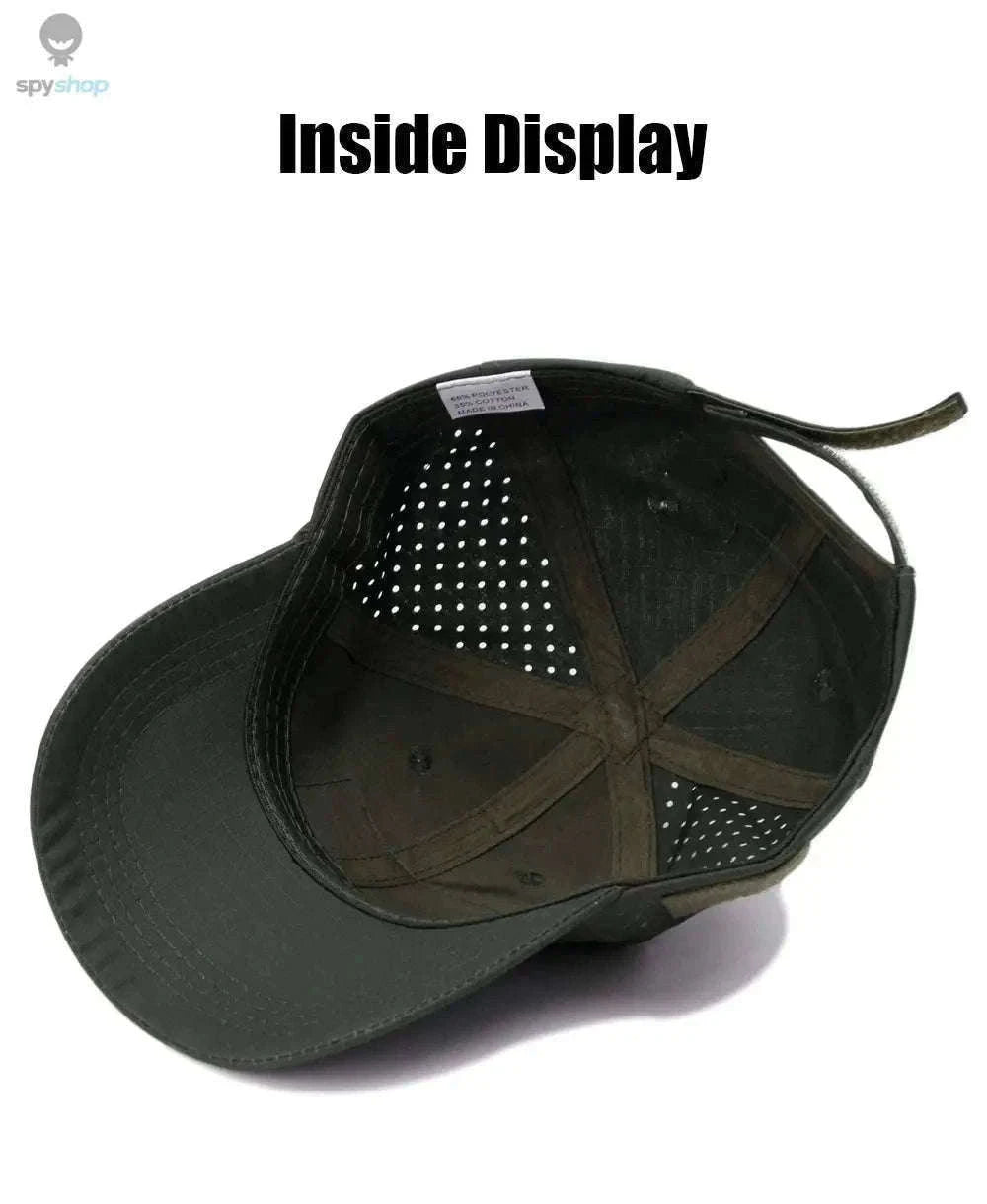 Camouflage Baseball Cap for Sun Protection and All-Day Comfort-Brown / Adjustable