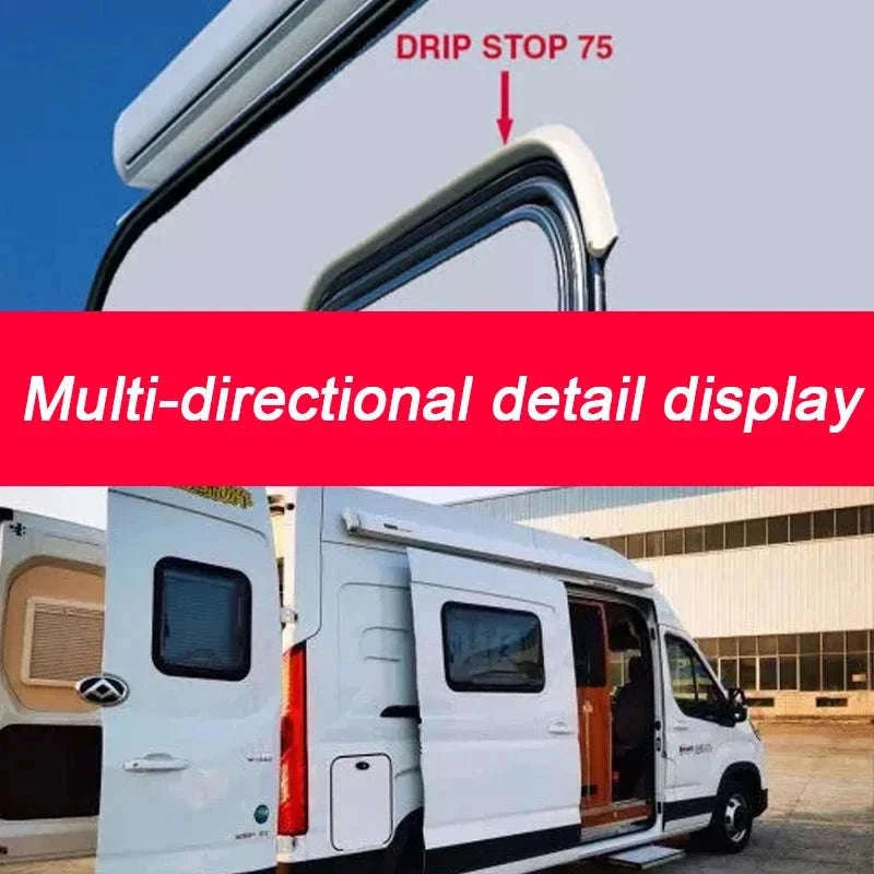 Camper Van Gutter Rain Guard Drip Stop Water Guide Strip-3m