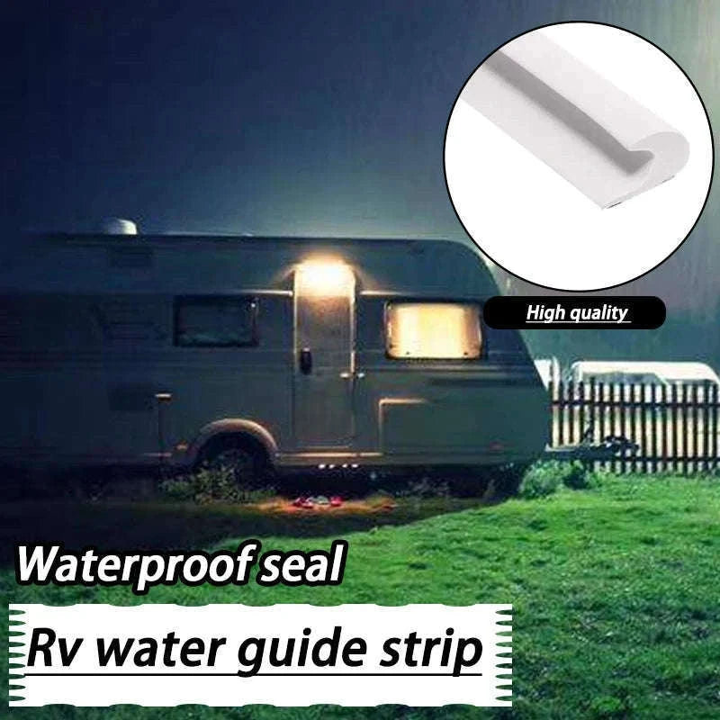 Camper Van Gutter Rain Guard Drip Stop Water Guide Strip-3m